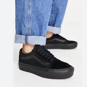 VANS All Black Old Skool (platform)